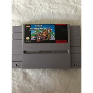 Super Mario Kart (Nintendo SNES, 1992) TESTED WORKING CONDITION!